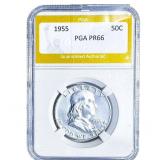 1955 Franklin Half Dollar PGA PR66