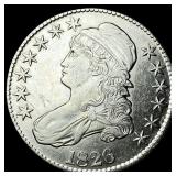 1826 Capped Bust Half Dollar CLOSELY UNCIRCULATED