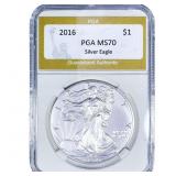 2016 Silver Eagle PGA MS70