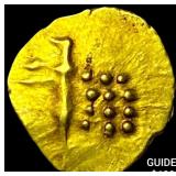 1795-1850 India-Cochin Uncirculated Gold Fanams