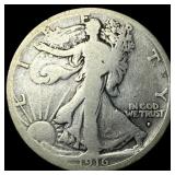 1916 Walking Liberty Half Dollar NICELY CIRCULATED