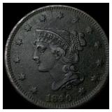 1840 Braided Hair Large Cent NEARLY UNCIRCULATED