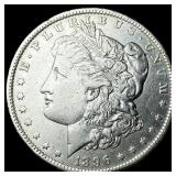 1896-O Silver Morgan Dollar NEARLY UNCIRCULATED