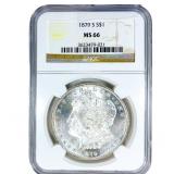 1879-S Morgan Silver Dollar NGC MS66