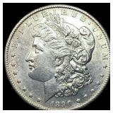 1890-S Silver Morgan Dollar CHOICE AU