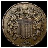 1871 Two-Cent Piece UNCIRCULATED