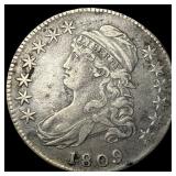 1809 Capped Bust Half Dollar CHOICE BU