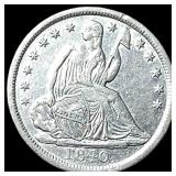1840 Seated Liberty Silver Half Dime CLOSELY  UNC