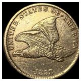 1858 Flying Eagle Cent CLOSELY UNCIRCULATED