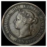 1894 Canada 1 Cent Victoria NEARLY UNCIRCULATED