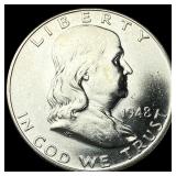 1948 Franklin Half Dollar CHOICE BU