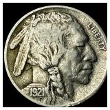 1921 Buffalo Nickel ABOUT UNCIRCULATED