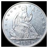 1874 Arrows Seated Liberty Silver Half Dollar  CL