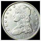 1833 Capped Bust Quarter NEARLY UNCIRCULATED