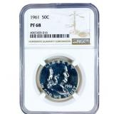 1961 Franklin Half Dollar NGC PF68
