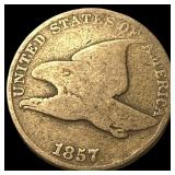 1857 Flying Eagle Cent LIGHTLY CIRCULATED
