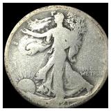 1921 Silver Walking Liberty Half Dollar  NICELY C