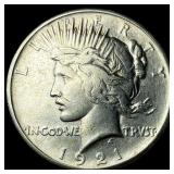 1921 Silver Peace Dollar CLOSELY UNCIRCULATED