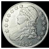 1832 Capped Bust Half Dollar NEARLY  UNCIRCULATED