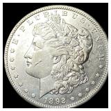 1892-CC Silver Morgan Dollar CLOSELY  UNCIRCULATE