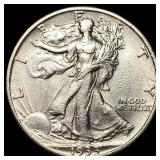 1933-S Silver Walking Liberty Half Dollar CLOSELY