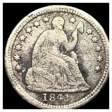 1841-O Seated Liberty Half Dime LIGHTLY  CIRCULAT