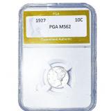 1927 Mercury Silver Dime PGA MS62