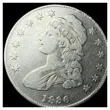 1836 Capped Bust Half Dollar CLOSELY UNCIRCULATED