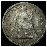 1857 Seated Liberty Half Dime NEARLY UNCIRCULATED