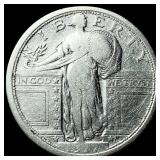 1917 Type 1 Standing Liberty Quarter LIGHTLY  CIR