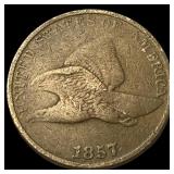 1857 Flying Eagle Cent LIGHTLY CIRCULATED