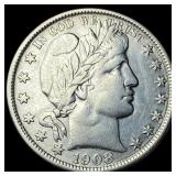1908-O Silver Barber Half Dollar LIGHTLY CIRCULATE