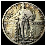 1929 Standing Liberty Quarter LIGHTLY CIRCULATED