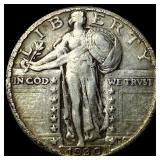 1930-S Silver Standing Liberty Quarter NEARLY UNCI