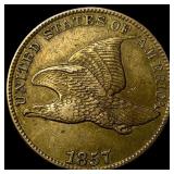 1857 Flying Eagle Cent CLOSELY UNCIRCULATED