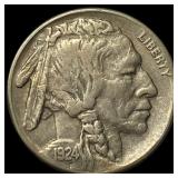 1924-S Buffalo Nickel NEARLY UNCIRCULATED