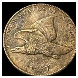 1857 Copper-Nickel Flying Eagle Cent CLOSELY  UNC