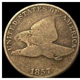 1857 Flying Eagle Cent LIGHTLY CIRCULATED