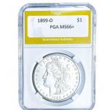 1899-O Morgan Silver Dollar PGA MS66+