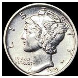 1919 Silver Mercury Dime CHOICE BU