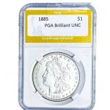 1885 Morgan Silver Dollar PGA Brilliant UNC
