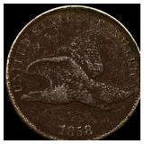 1858 Copper-Nickel Flying Eagle Cent HIGH  GRADE