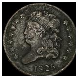 1825 Classic Head Half Cent NICELY CIRCULATED