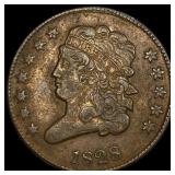 1828 Classic Head Half Cent NEARLY  UNCIRCULATED
