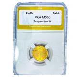 1926 Sesquincentennial $2.50 Gold Quarter Eagle PG