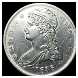1838 Silver Capped Bust Half Dollar CLOSELY  UNCI