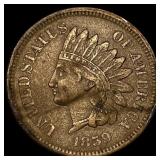 1859 Indian Head Cent CLOSELY UNCIRCULATED