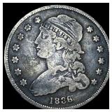 1836 Capped Bust Silver Quarter NICELY  CIRCULATE
