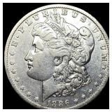 1886-O Morgan Silver Dollar NEARLY  UNCIRCULATED