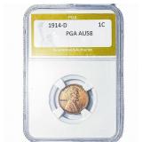 1914-D Wheat Cent PGA AU58